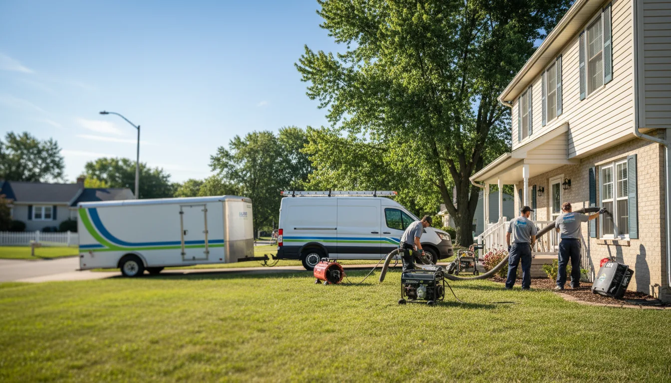 Flooded Basement Restoration And Cleanup With Repair in Franklin Furnace, OH near me